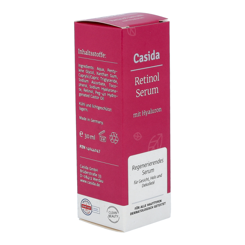 Casida RETINOL SERUM ideale Anti – Age – Pflege für die Haut – 30ml