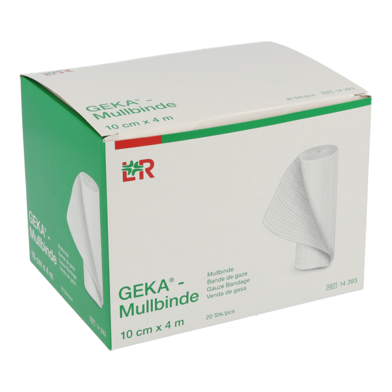 Mullbinde Geka 4 m x 10 cm 20F EP 20 Stk.