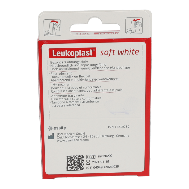 Leukoplast Soft 72 x 38 mm 10 Stk.