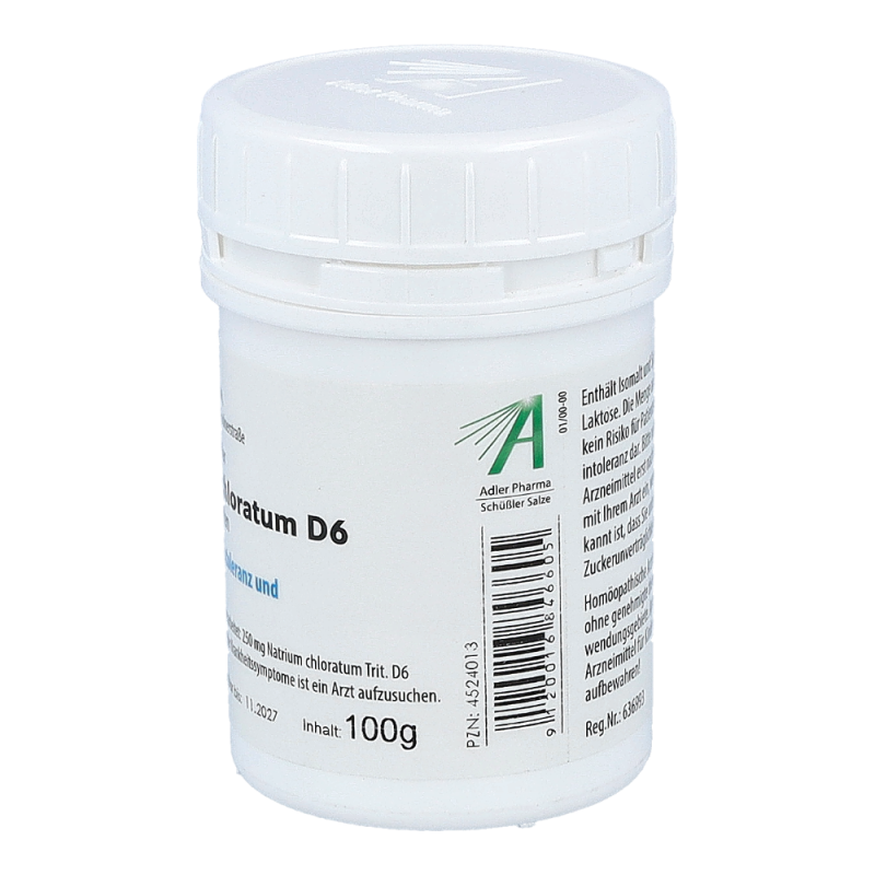 Schüßler Nr. 8 Natrium chloratum D6 Kautabletten 100 g