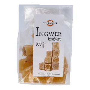 Vollkraft Ingwer kandiert