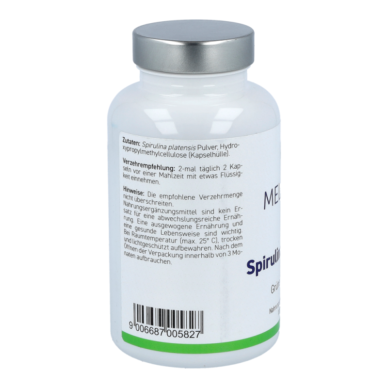 Melasan Spirulina Platensis 500 mg Kapseln 120 Stk.
