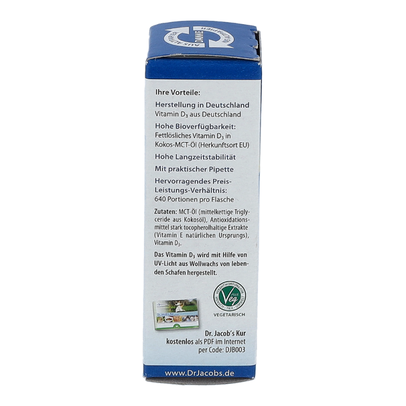 Dr. Jacobs Vitamin D3 Öl forte Tropfen 20 ml