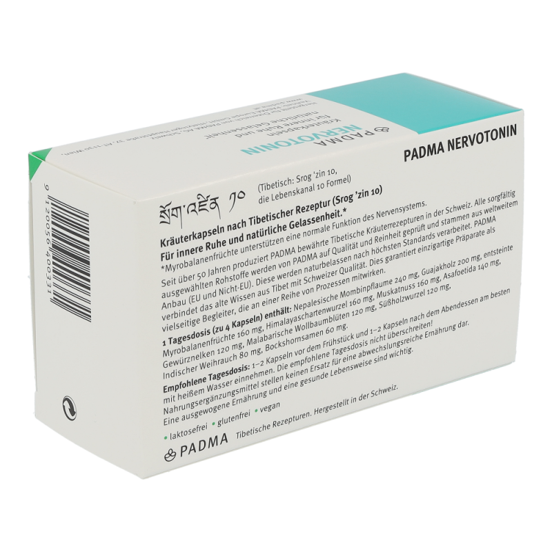 Padma NERVOTONIN innere Ruhe Kapseln – 80 Stk