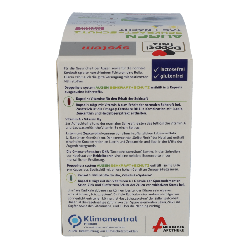 Doppelherz Augen Sehkraft + Schutz 2 Kapsel-System 120 Stk.