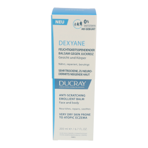 Ducray – Balsam gegen Juckreiz – Pflege für sehr trockene und zu Neurodermitis neigende Haut – Dexyane