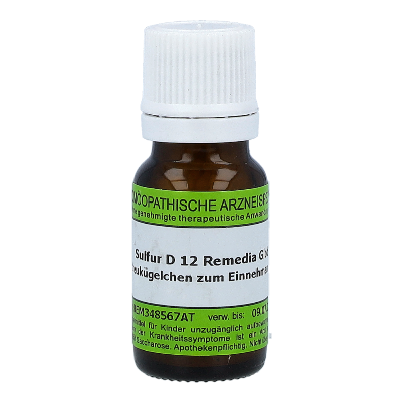 Sulfuricum Remedia 10 g D 12 Globuli