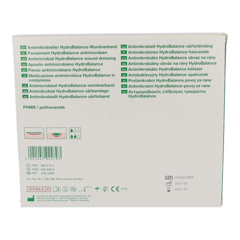 Suprasorb X PHMB Kompresse 5 Stk. 9 x 9 cm