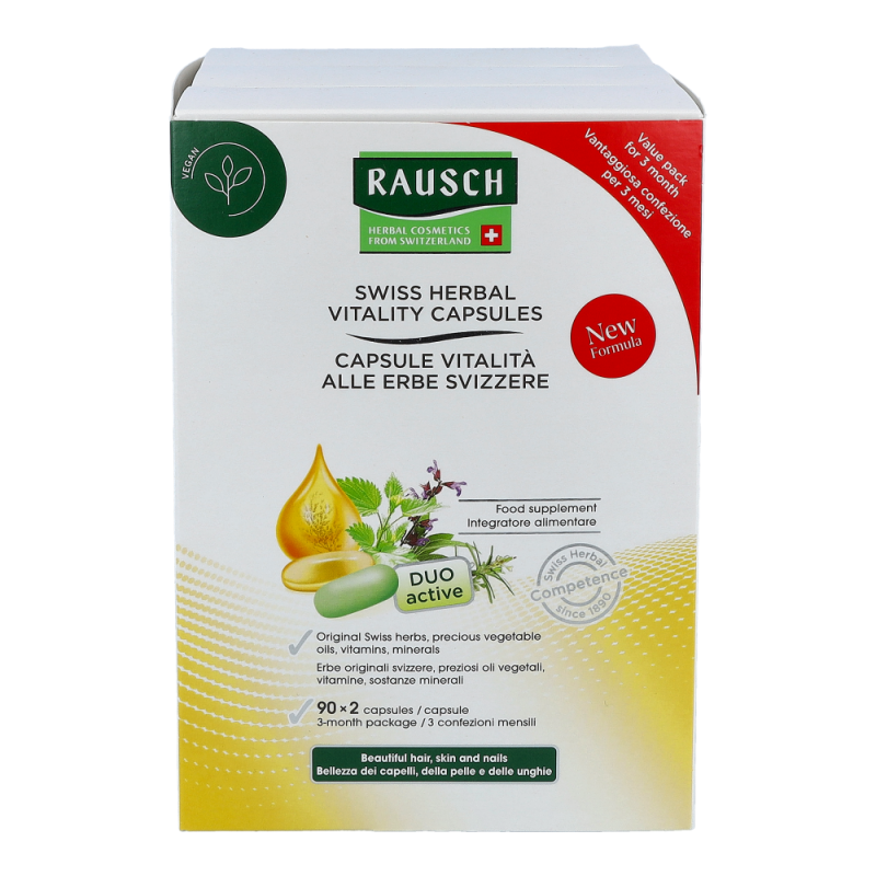 Schweizer Kräuter Vital Kapseln 3 Monatspackung 2 x 90 Stk.