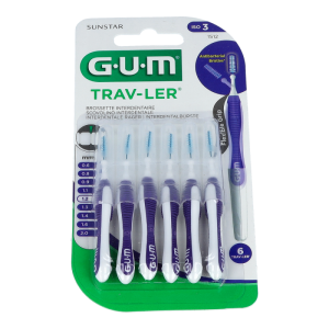 Gum TRAV-LER Inderdentalbürsten 1.2 mm 6 Stk.