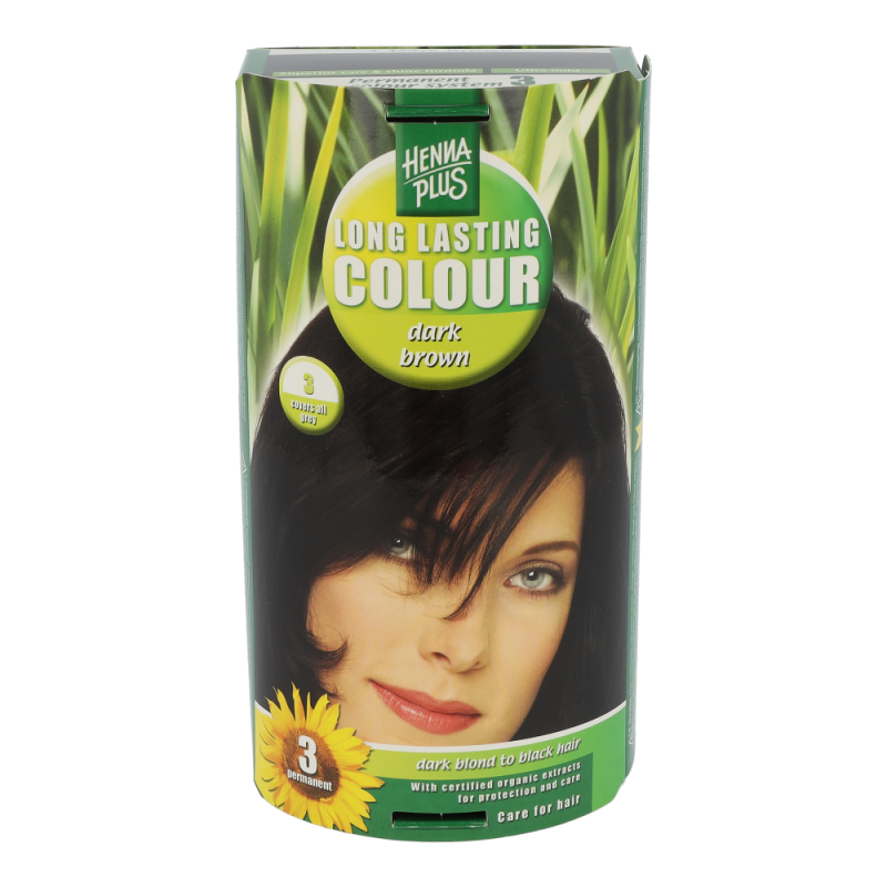 Henna Plus Longlasting Colour 100 ml Darkbrown