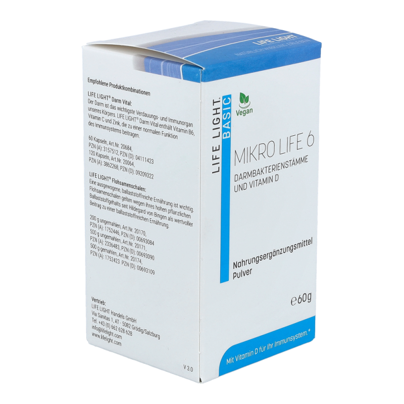 Life Light Mikro Life 6 Darmbakterien Pulver 60 g