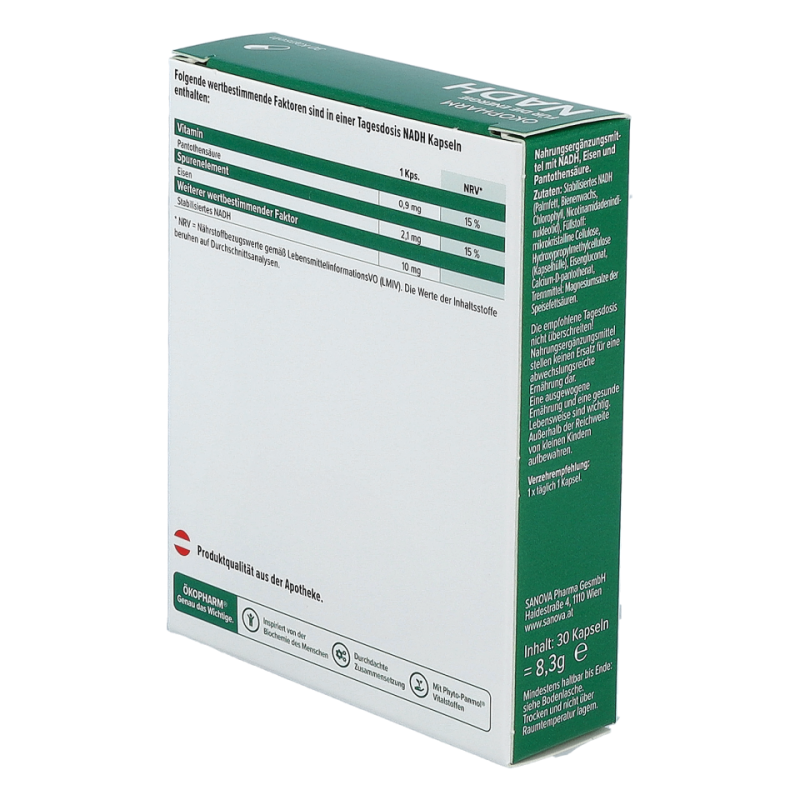 Ökopharm NADH Energie Kapseln