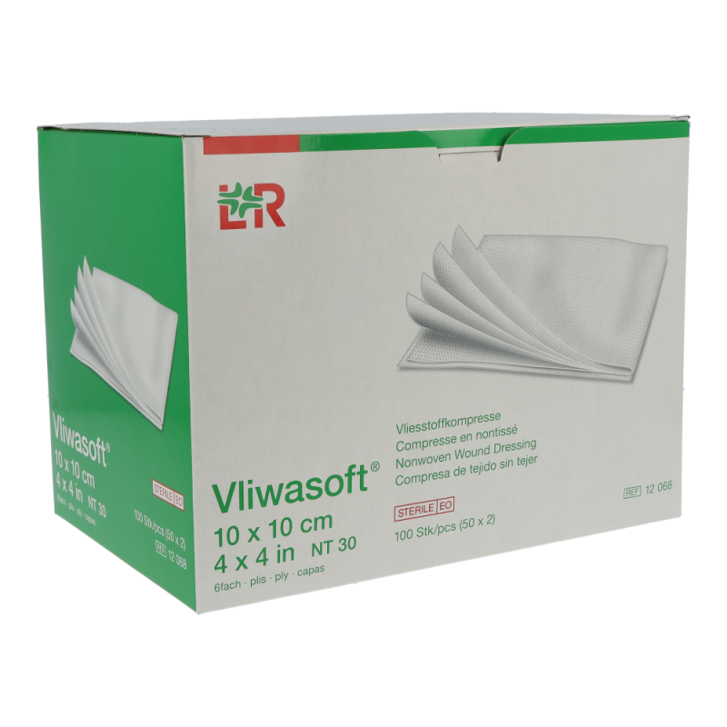 Vliwasoft 6-fach steril 10 x 10 cm 100 Stk.