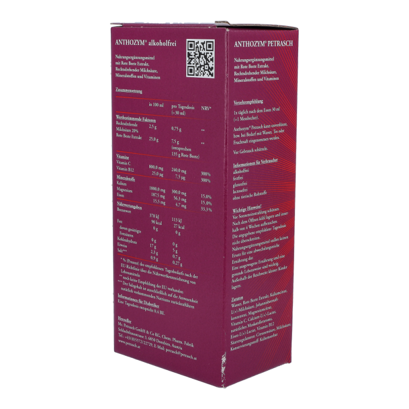 Petrasch Anthozym Saft alkoholfrei 495 ml