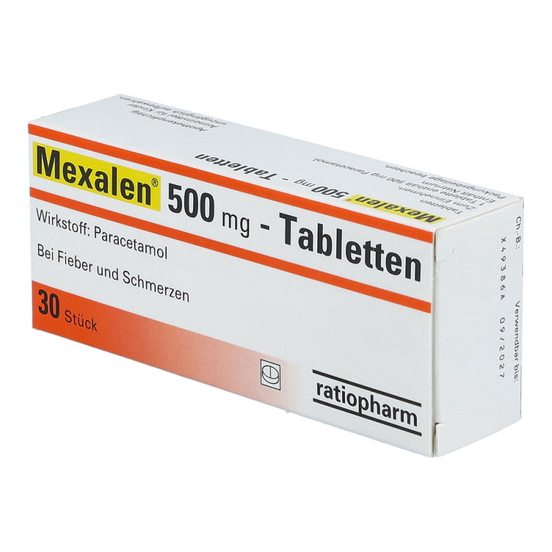 Mexalen 500 mg Tabletten