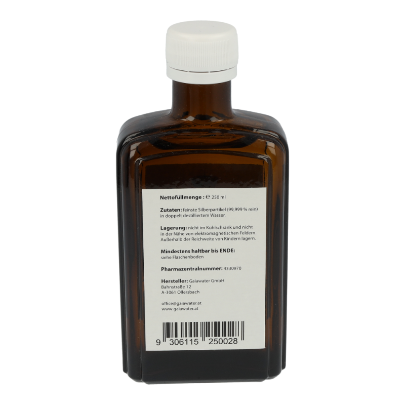 Kolloidale Silberlösung 250 ml 15 ppm Gai