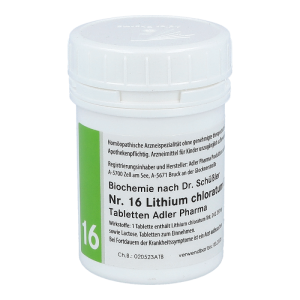 Adler Pharma Schüßler Nr. 16 Lithium Chloratum 100 g D 12