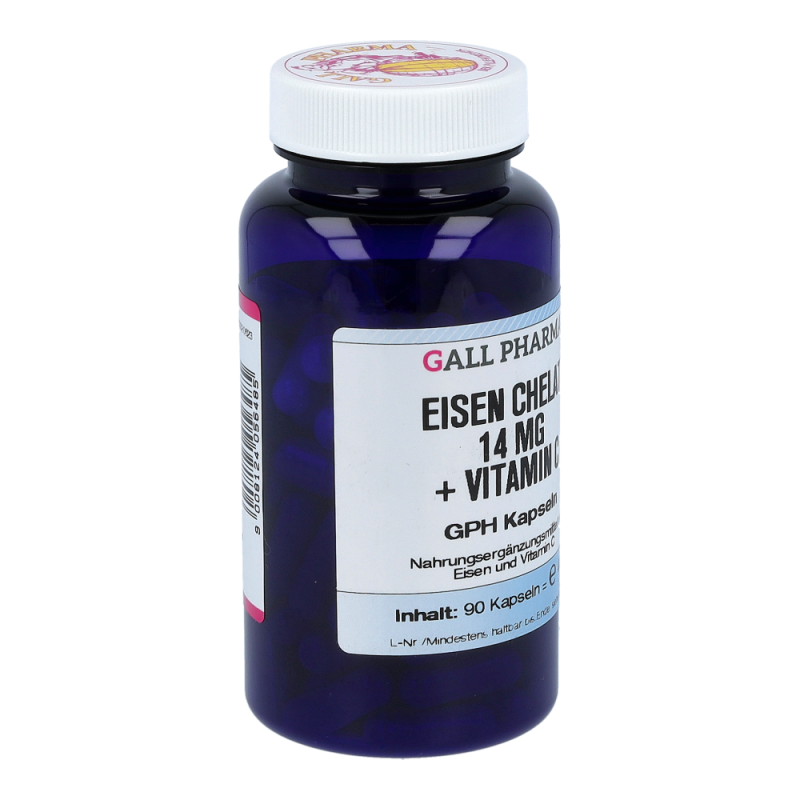 Eisen Chelat 14mg plus Vitamin C Kapseln