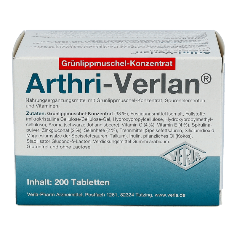 Arthri – Verlan Tabletten