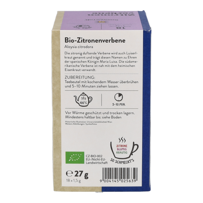 Sonnentor Zitronenverbene Tee bio 18 Btl.