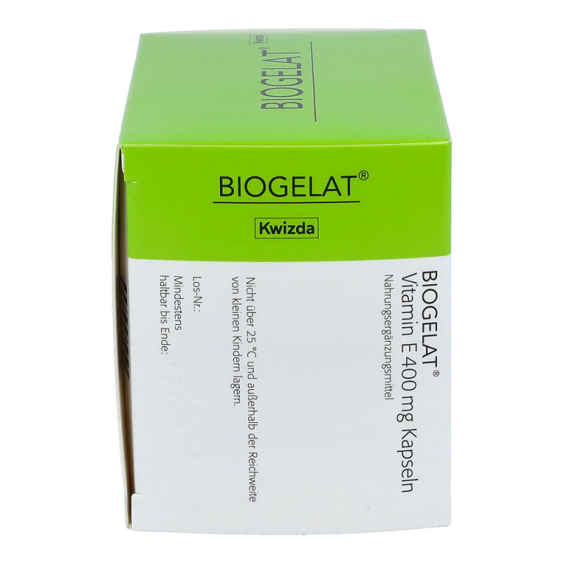 Biogelat Vitamin E 400 mg Kapseln 90 Stk.