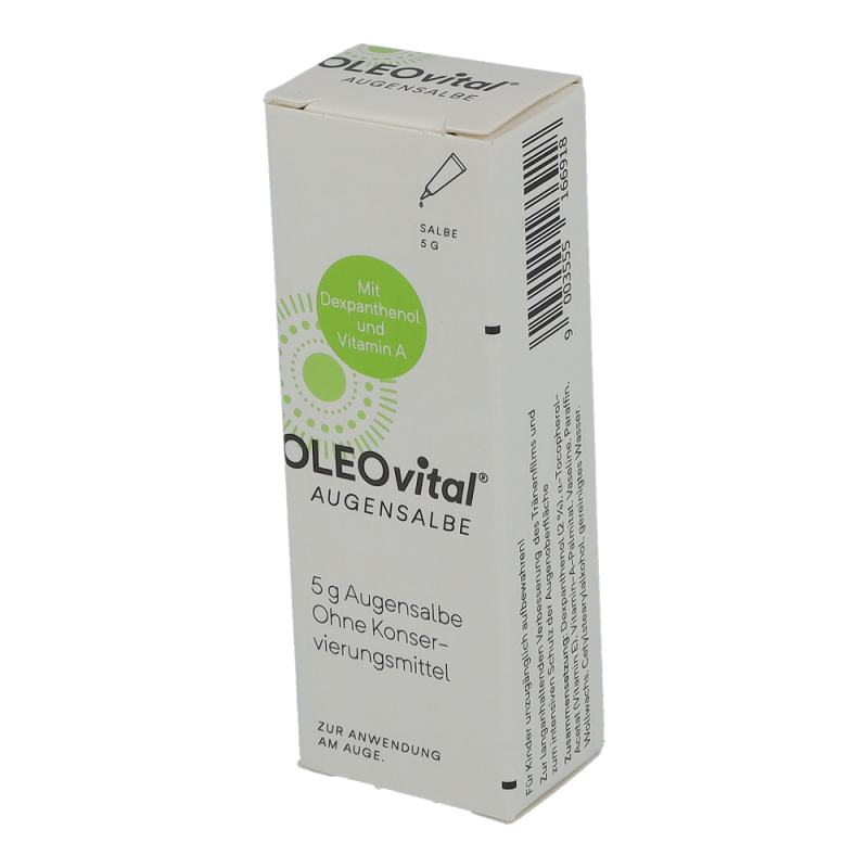 Oleovital Vitamin A + Dexpanthenol Augensalbe