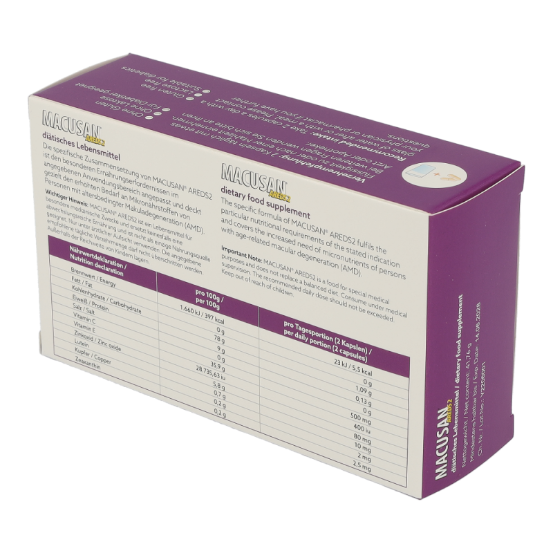 Macusan Tabletten Areds 2 60 Stk.
