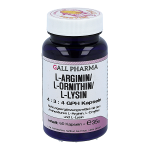 L – Arginin / L – Ornithin / L – Lysin Kapseln