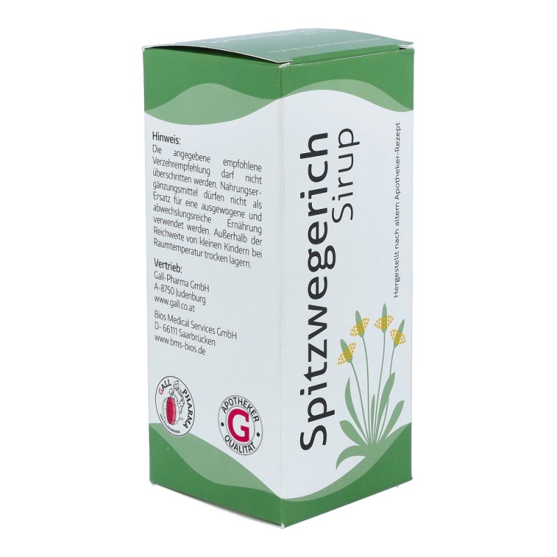 Spitzwegerich Sirup