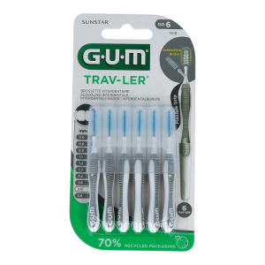 Gum TRAV-LER Inderdentalbürsten 2.0 mm 6 Stk.