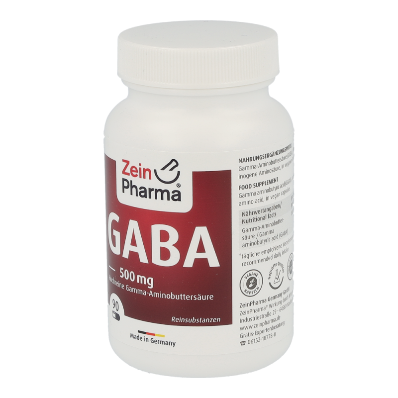ZeinPharma GABA 500mg Kapseln reizhemmender Botenstoff