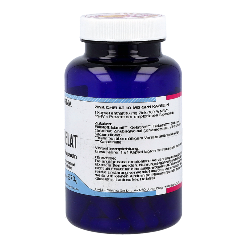 Gall Pharma Zink Chelat 10 mg Kapseln 120 Stk.