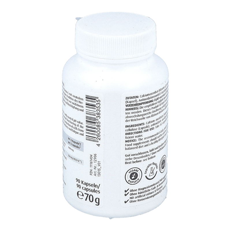 ZeinPharma Gepuffertes Vitamin C 500 mg Kapseln 90 Stk.