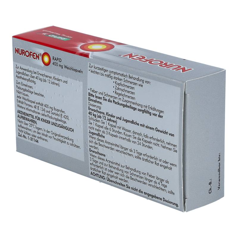 Nurofen Rapid 400 mg Weichkapseln