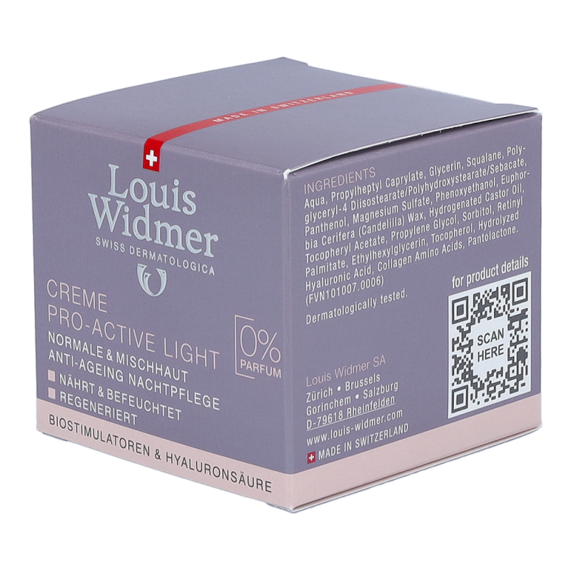 Widmer Creme Pro-active Light unparfümiert