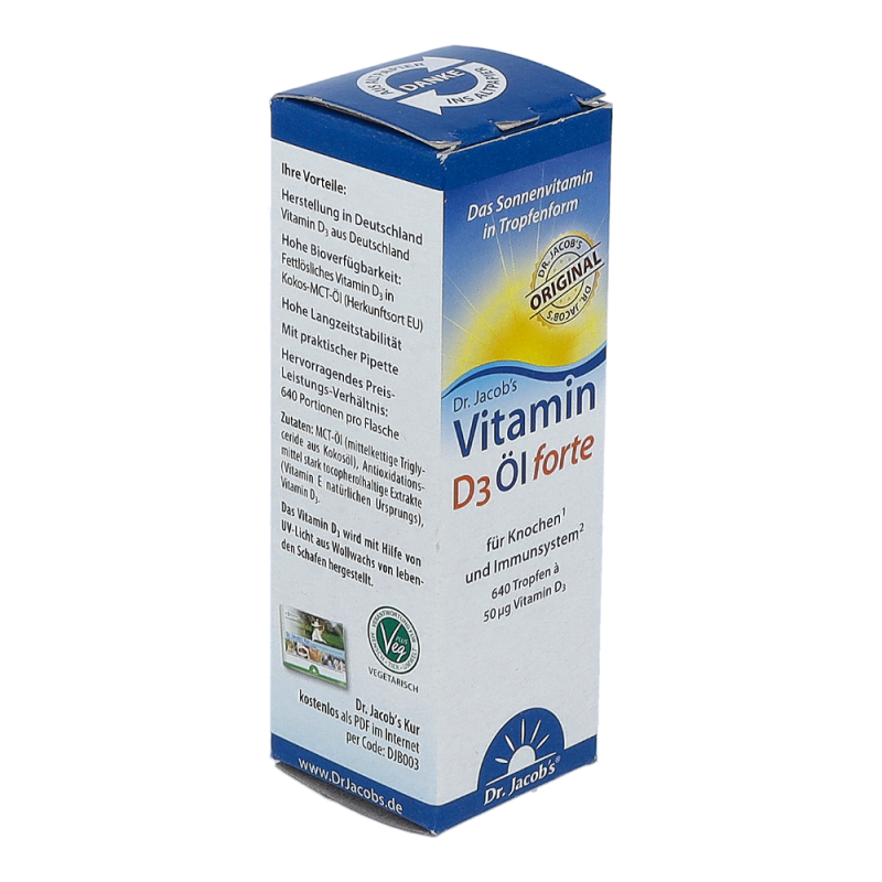 Dr. Jacobs Vitamin D3 Öl forte Tropfen 20 ml