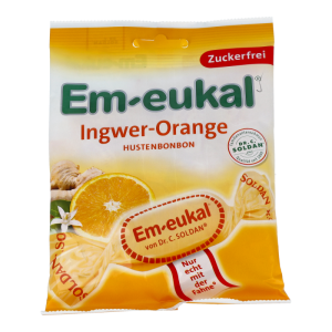 Dr. Soldan Bonbons ohne Zucker Eukalyptus 75 g Ingwer