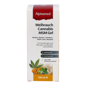 Alpinamed Weihrauch Cannabis MSM Gel