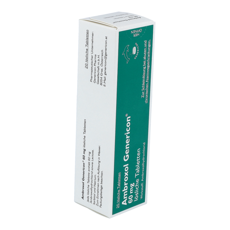 Ambroxol Genericon lösliche Tabletten 60 mg 20 Stk.