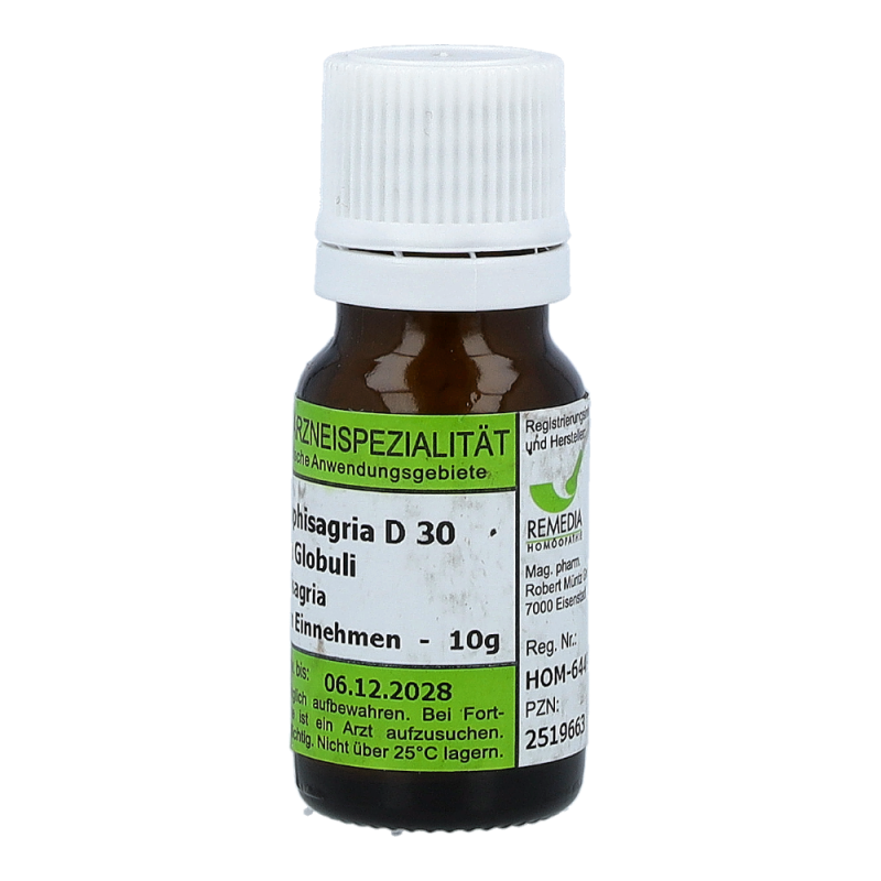 Delphinium Staphisagria Remedia 10 g D 30 Globuli