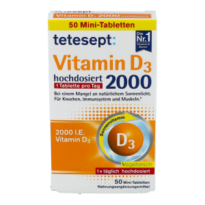tetesept Vitamin D3 2000 hochdosierte Tabletten 50 Stk.