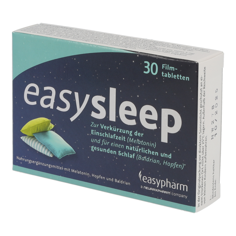 Easysleep FILMTABLETTEN verkürzt die Einschlafzeit