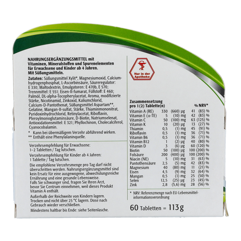 Centrum frisch & fruchtig Tabletten 60 Stk.