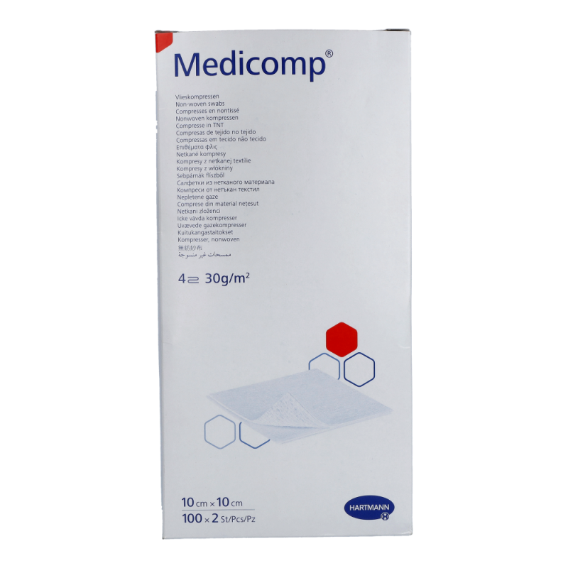 Hartmann Medicomp 4-fach steril 200 Stk. 10 x 10 cm