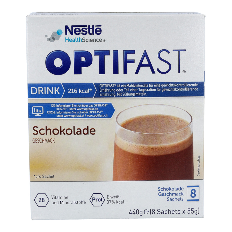 Optifast Drink Schokolade 8 x 55 g 1 Pk.
