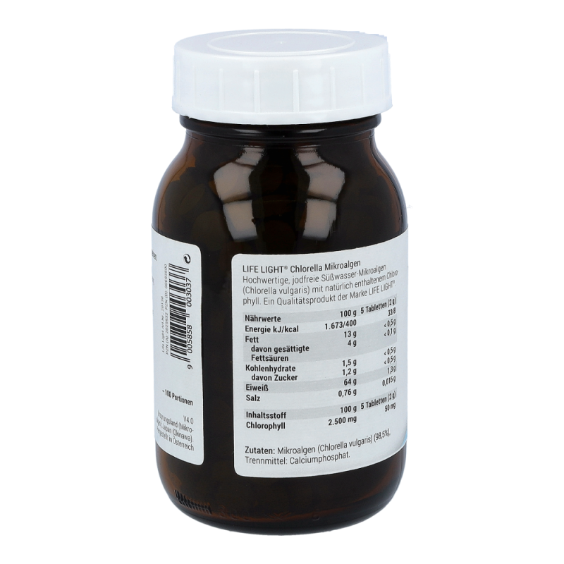 Life Light Chlorella Microalgen Tabletten 500 Stk.