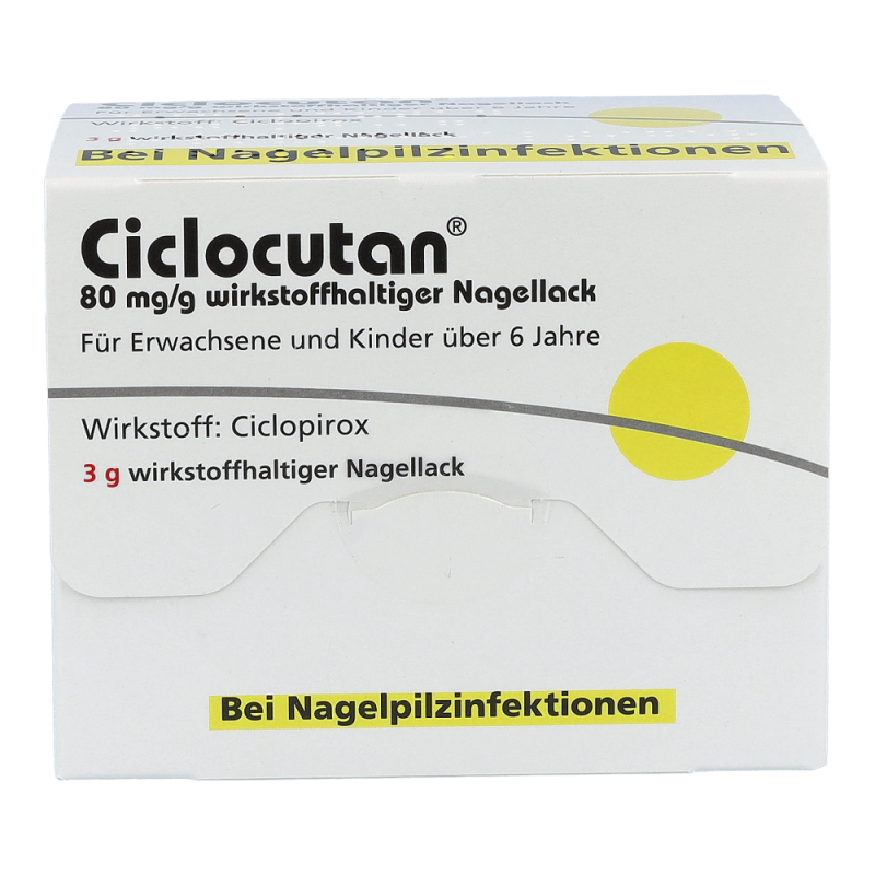 Ciclocutan Wirkstoff Nagellack 3 g