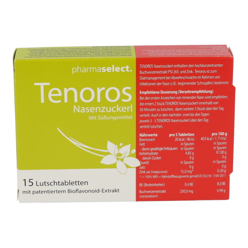 Tenoros Nasenzuckerl Lutschtabletten 15 Stk.