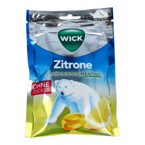 Wick Zitrone + Menthol ohne Zucker